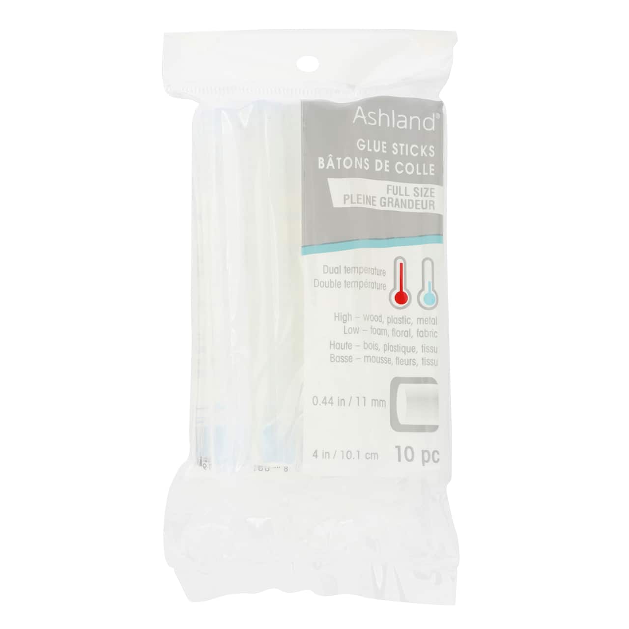 36 Packs: 10 ct. (360 total) 4" Full Size Dual Temperature Glue Sticks by Ashland®
